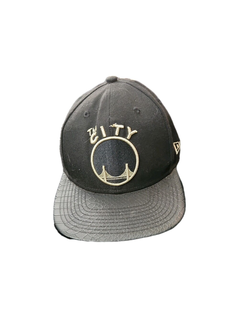 The City 9FIFTY Snapback Hat NBA Hardwood Classics New Era Holographic 7 3/8